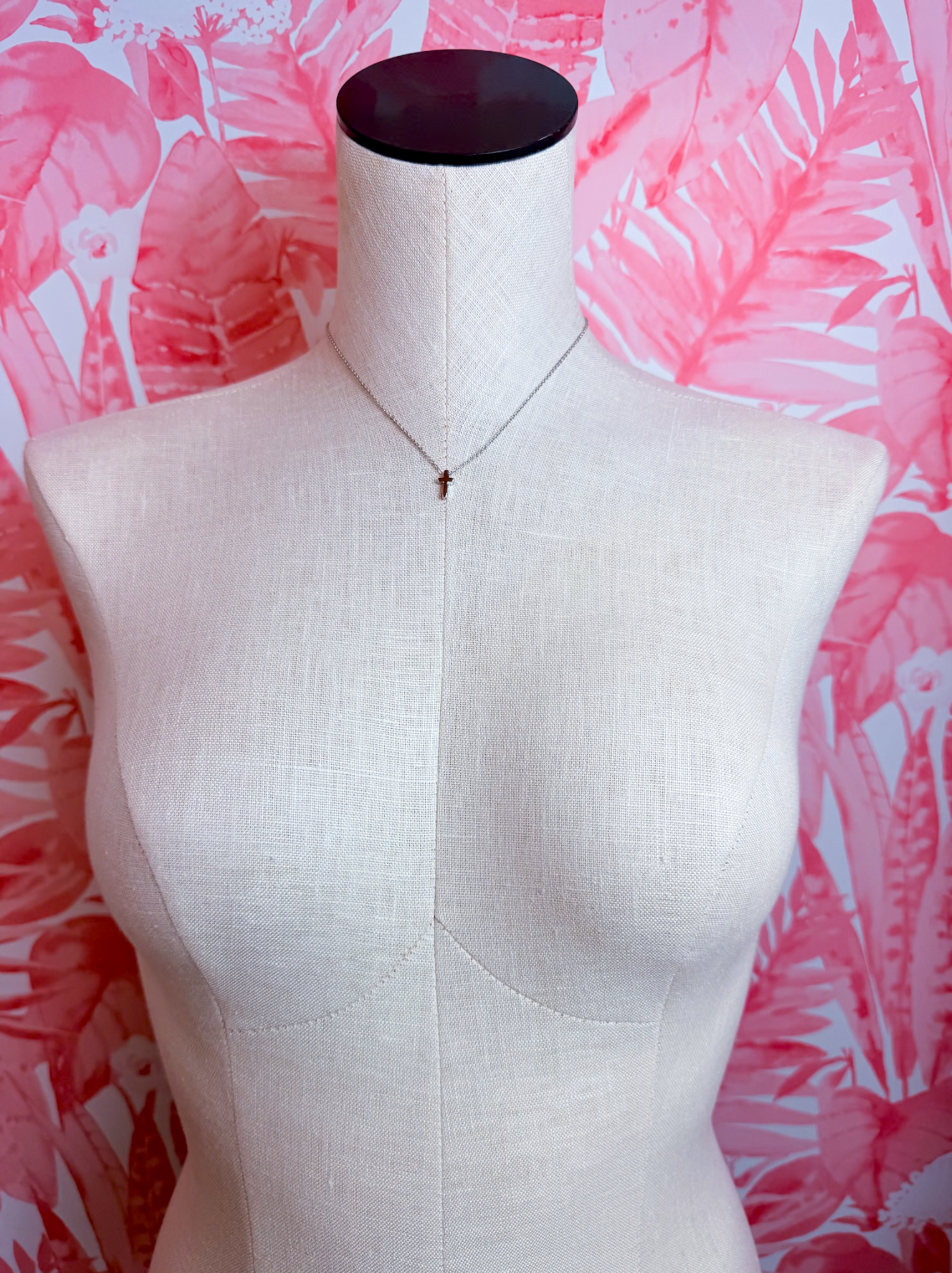 Simply Faithful Cross Necklace in Silver *Final Sale*