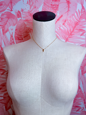 Simply Faithful Cross Necklace in Gold *Final Sale*