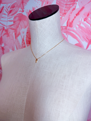 Simply Faithful Cross Necklace in Gold *Final Sale*