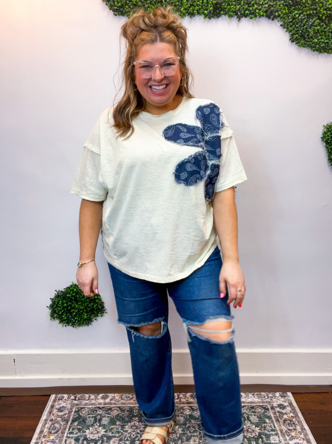 One Big Bandana Bloom Top 