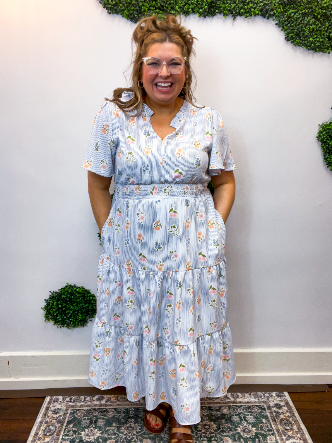 Morning Glory Midi Dress