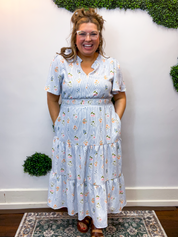 Morning Glory Midi Dress