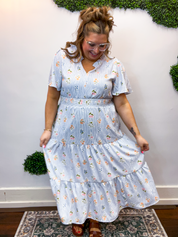 Morning Glory Midi Dress