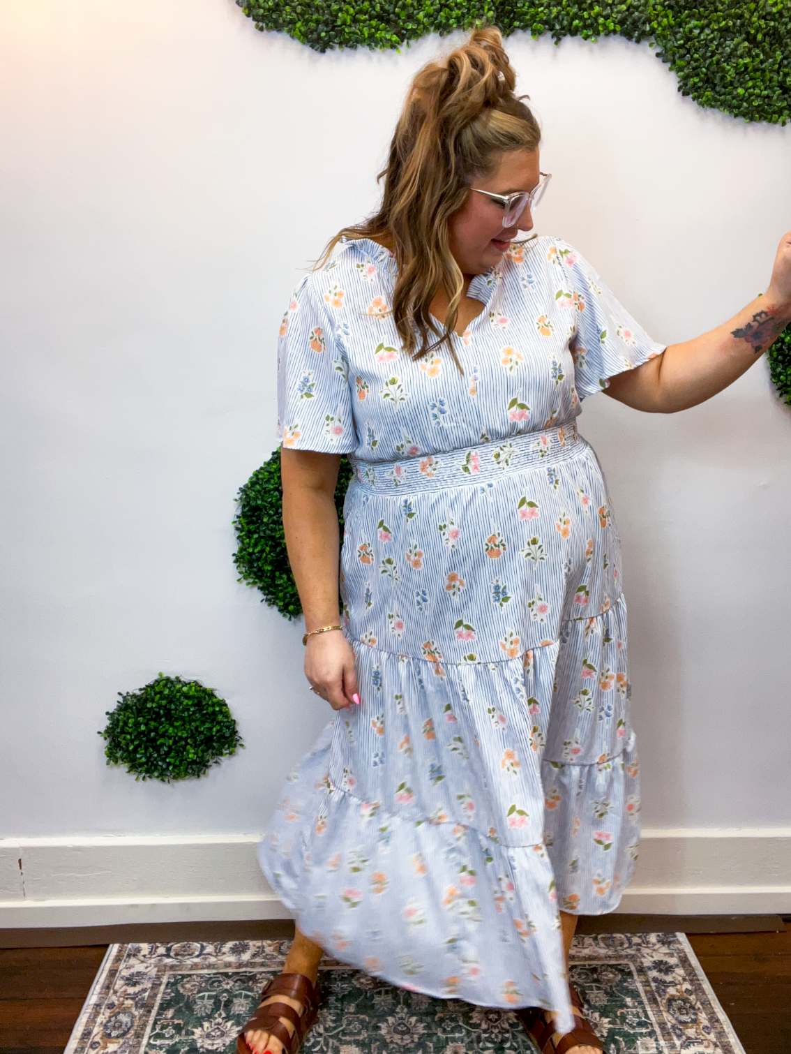 Morning Glory Midi Dress