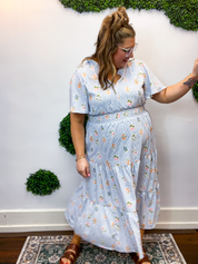 Morning Glory Midi Dress