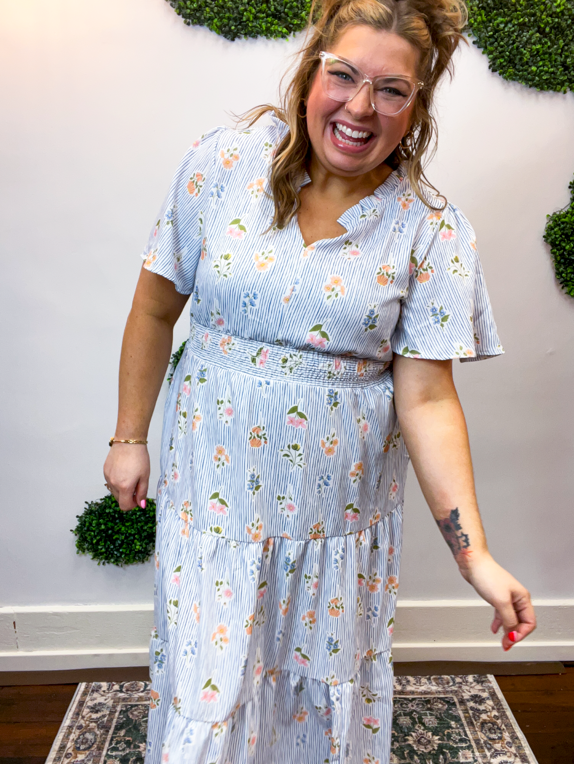 Morning Glory Midi Dress