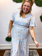 Morning Glory Midi Dress