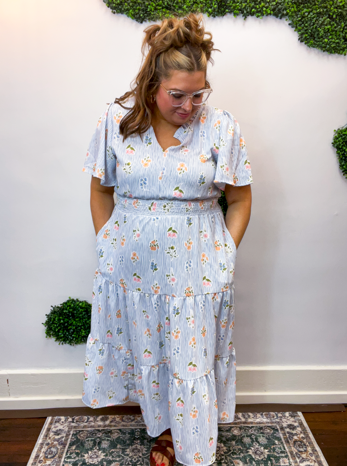 Morning Glory Midi Dress