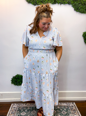 Morning Glory Midi Dress