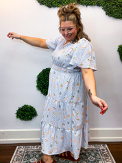 Morning Glory Midi Dress
