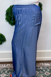 Easy Breezy Chambray Wide Leg Pants