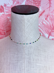 Confetti Dot Chain Necklace *Final Sale*