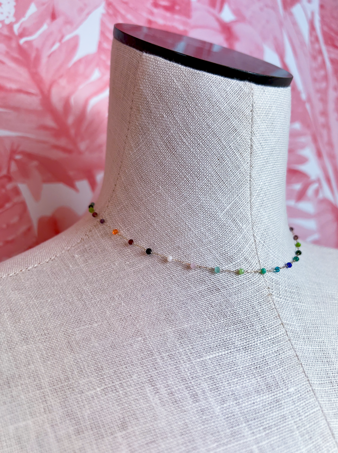 Confetti Dot Chain Necklace *Final Sale*