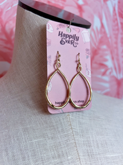 Open Teardrop Earrings  *Final Sale*