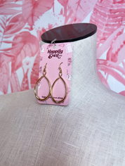 Open Teardrop Earrings  *Final Sale*