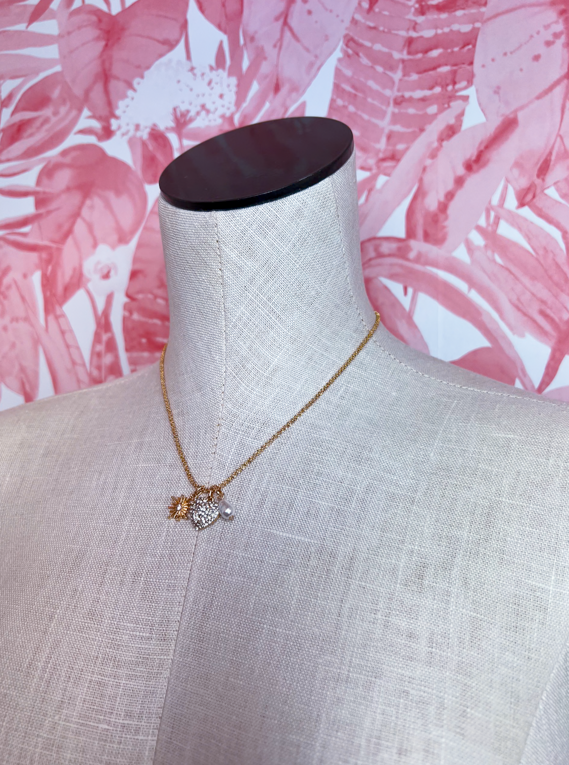 Sparkle Trio Charm Necklace *Final Sale*