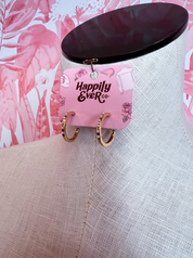 Pearl Studded Hoop Earrings *Final Sale*