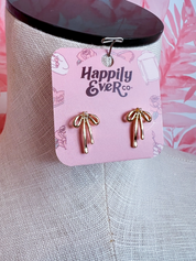 Pearl Knot Bow Studs *Final Sale*