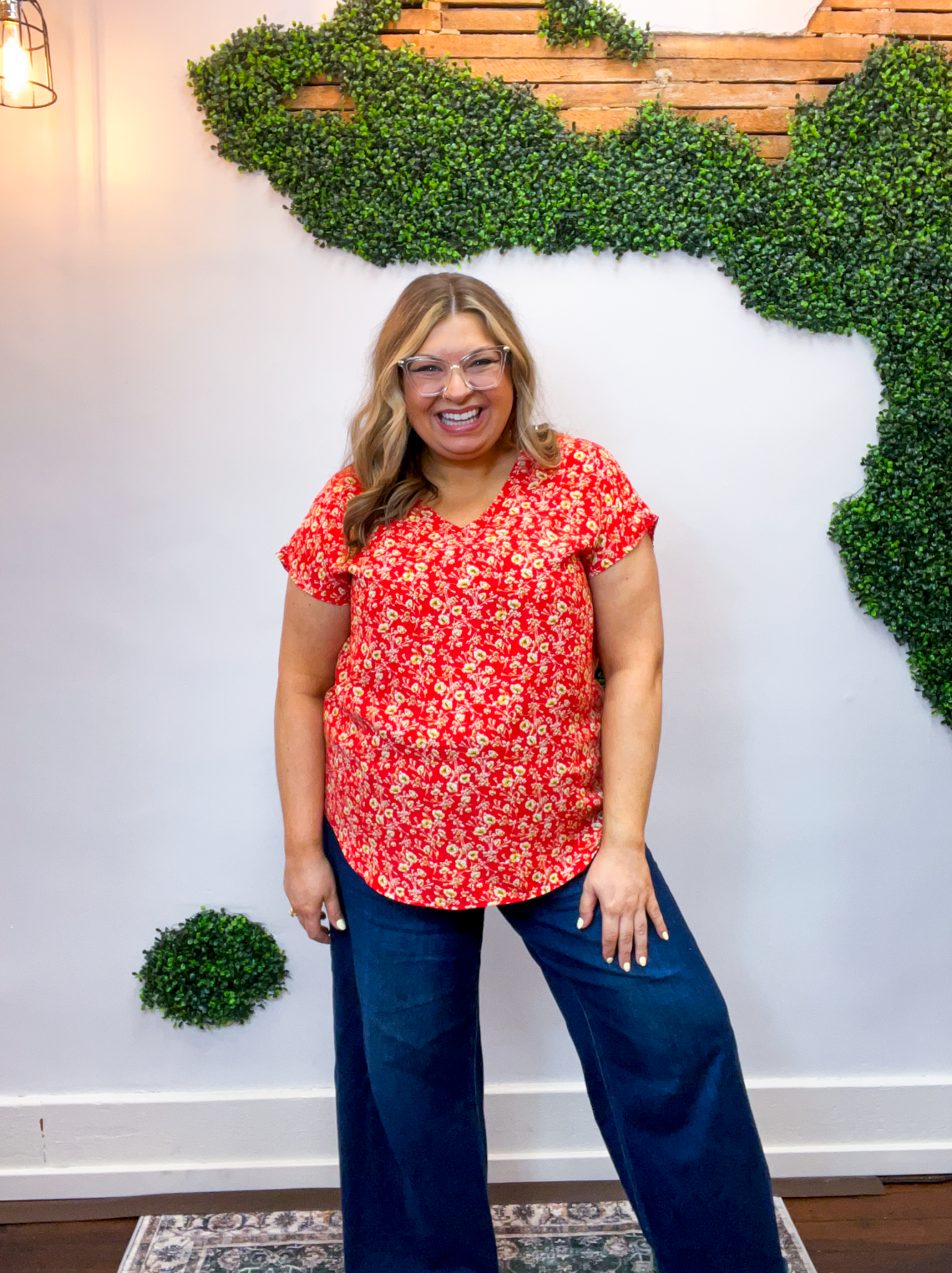 Wildflower Harvest Short Sleeve Blouse