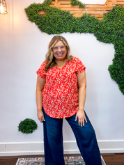 Wildflower Harvest Short Sleeve Blouse