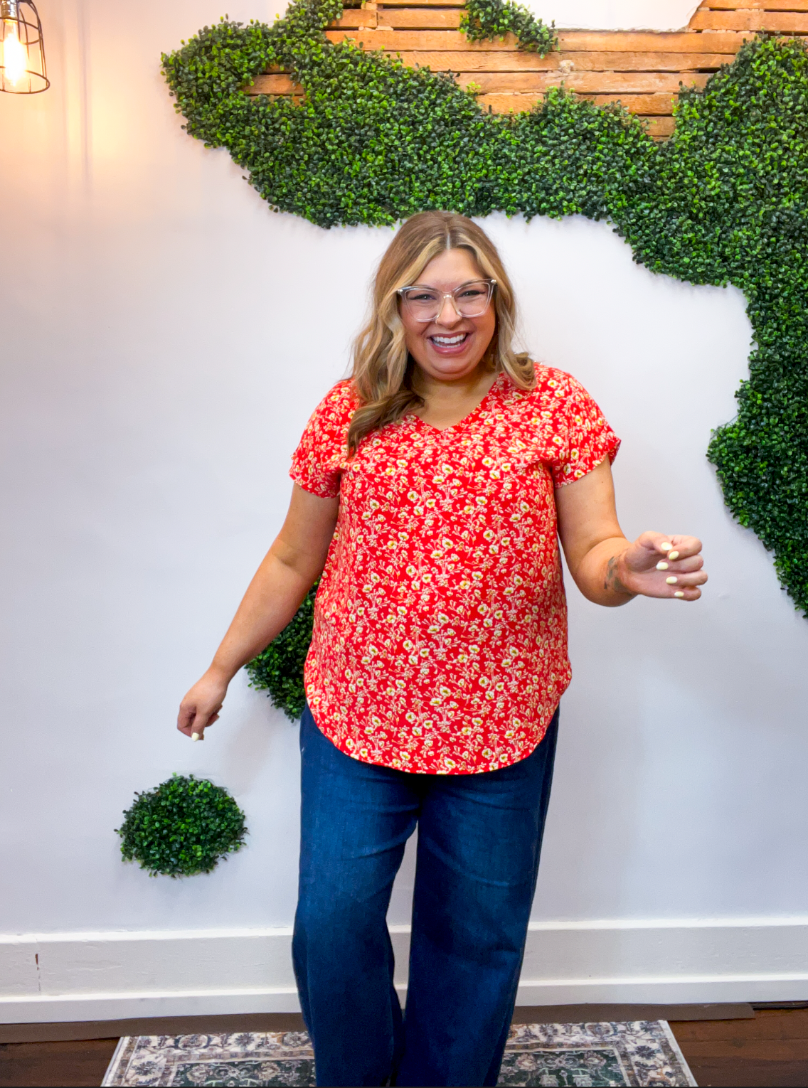 Wildflower Harvest Short Sleeve Blouse