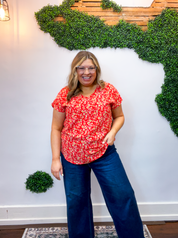 Wildflower Harvest Short Sleeve Blouse