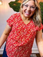 Wildflower Harvest Short Sleeve Blouse