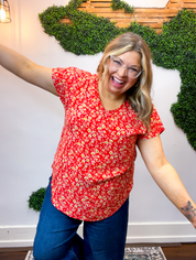 Wildflower Harvest Short Sleeve Blouse