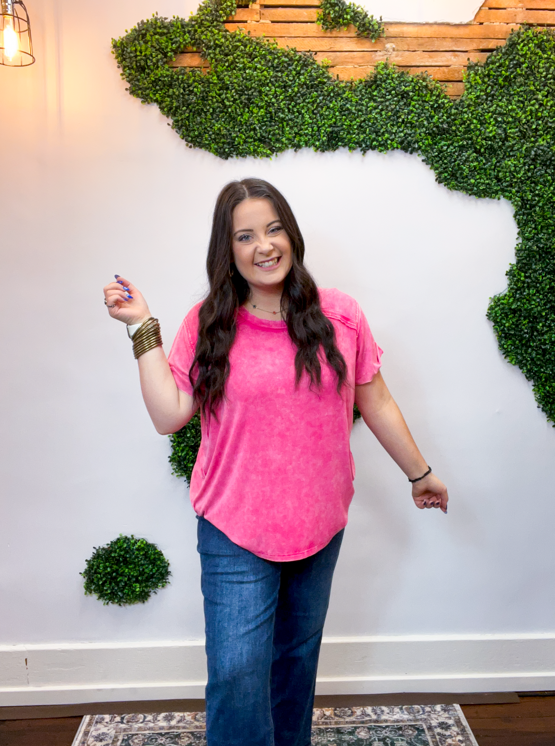 No Plans Necessary Top in Hot Pink