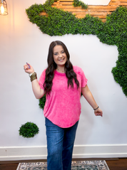 No Plans Necessary Top in Hot Pink