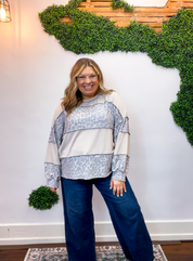 Feline Fine Colorblock Top