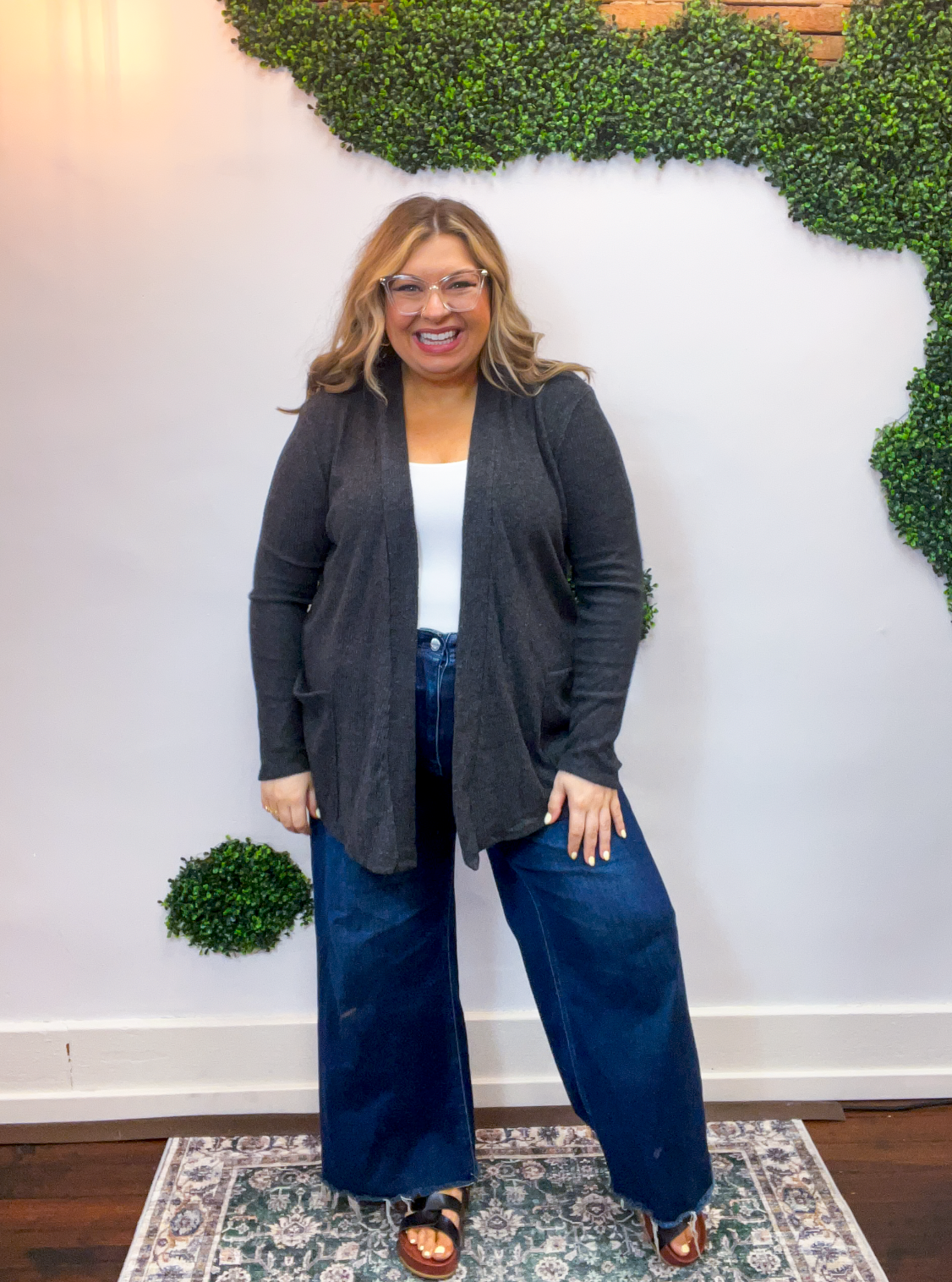 Cider Season Cardigan in Black