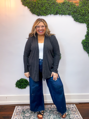 Cider Season Cardigan in Black