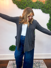 Cider Season Cardigan in Black