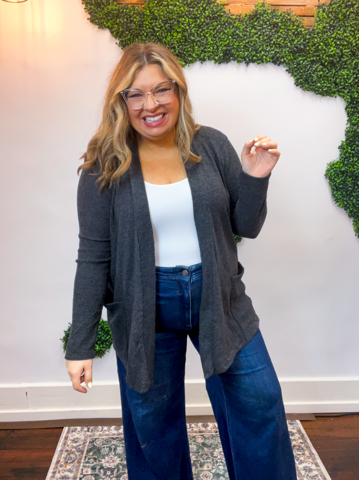 Cider Season Cardigan in Black