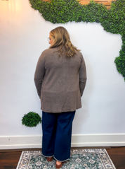 Cider Season Cardigan in Chocolate