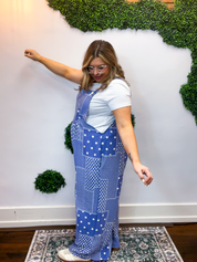 Falling for Patchwork Overalls