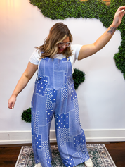 Falling for Patchwork Overalls