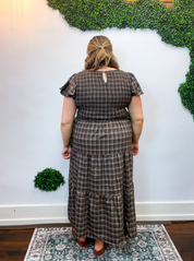 Autumn Orchard Plaid Dress