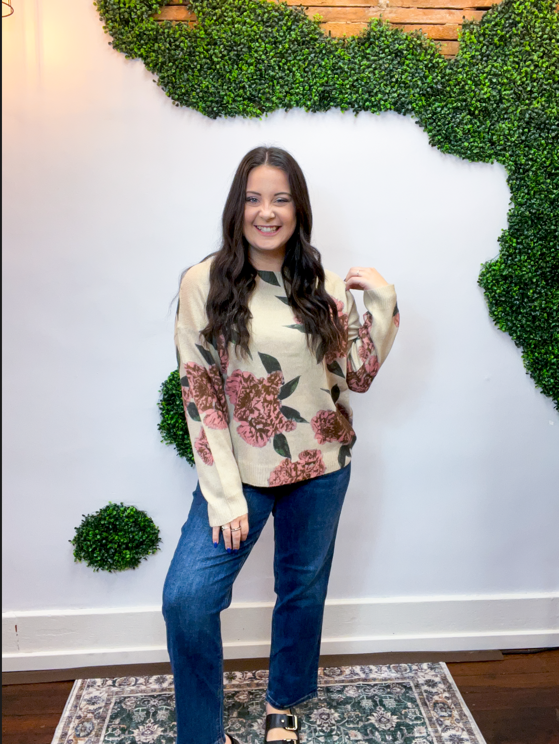 Hydrangea Fields Sweater