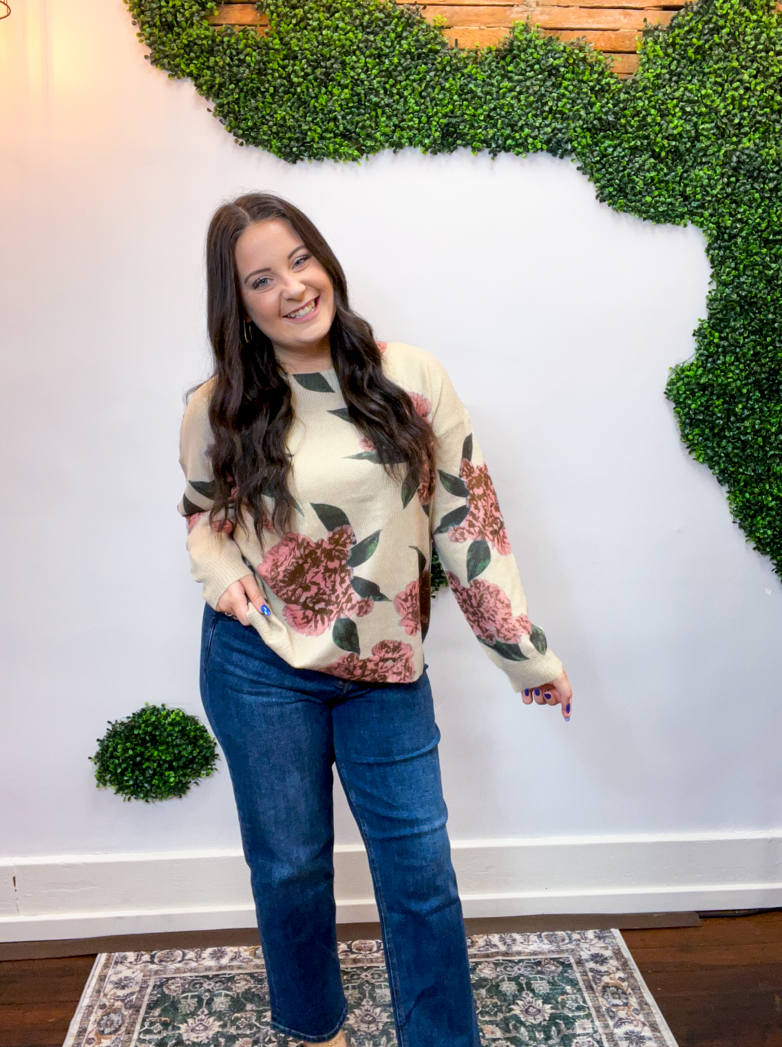 Hydrangea Fields Sweater
