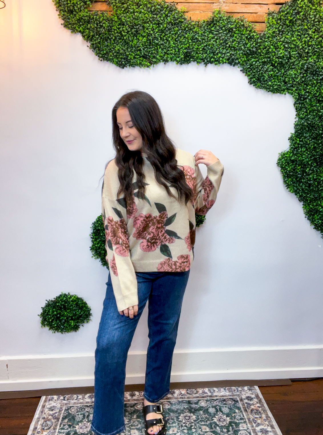 Hydrangea Fields Sweater