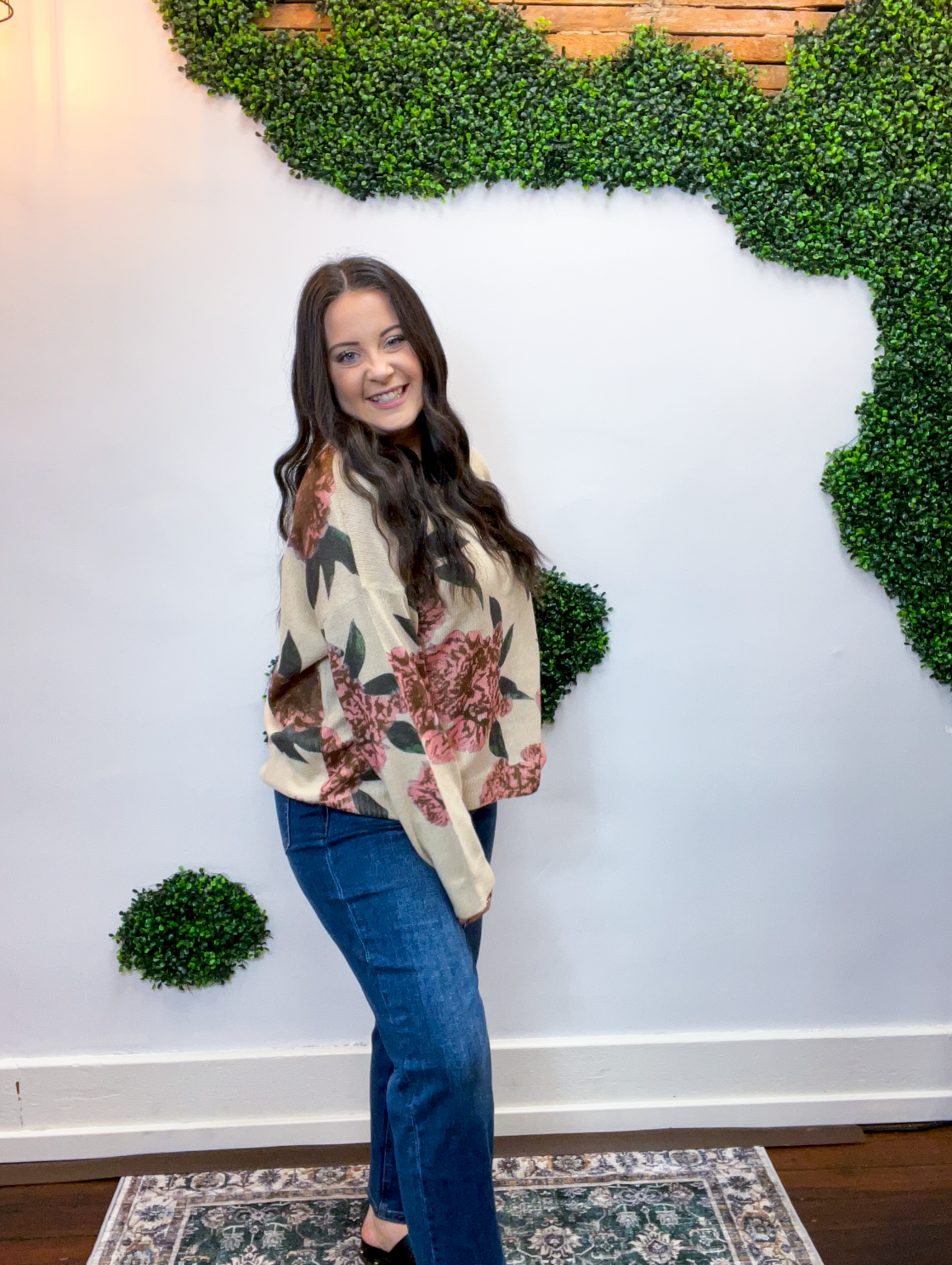 Hydrangea Fields Sweater