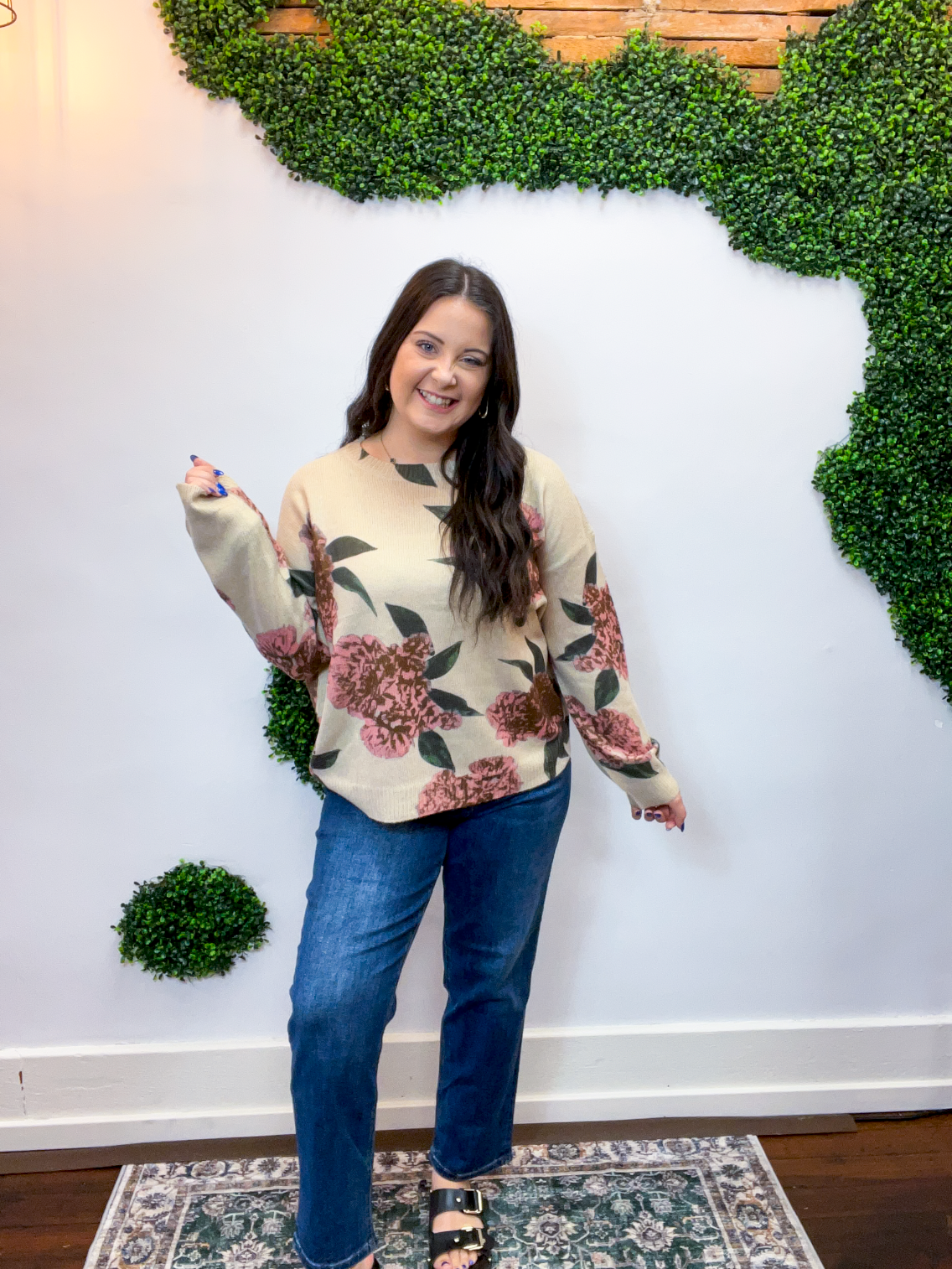 Hydrangea Fields Sweater