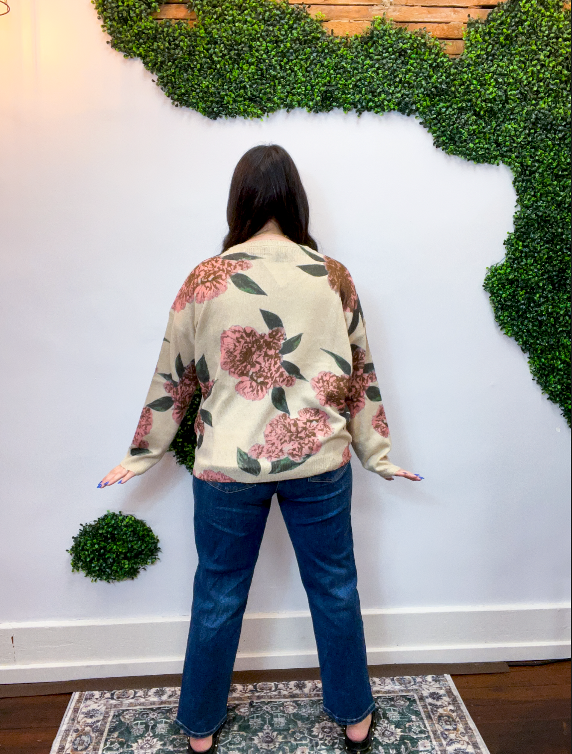 Hydrangea Fields Sweater