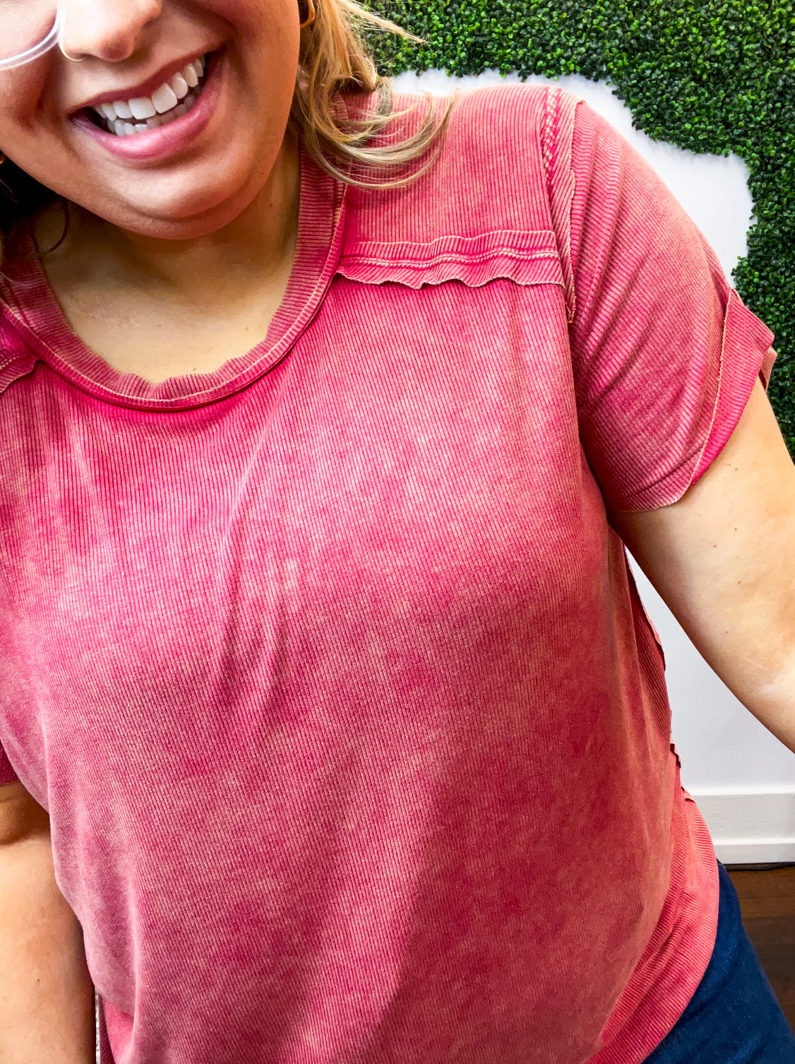 No Plans Necessary Top in Red