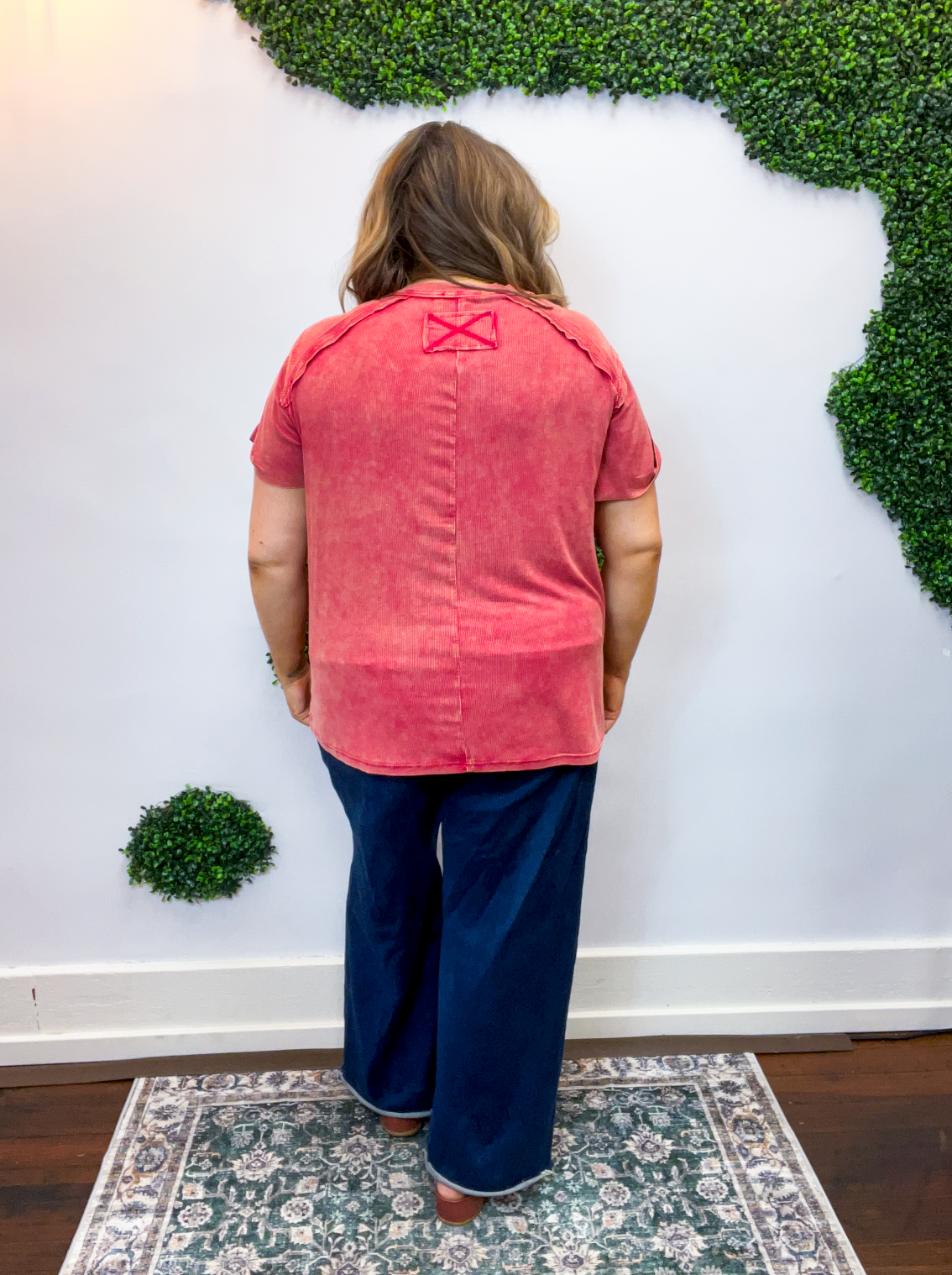 No Plans Necessary Top in Red