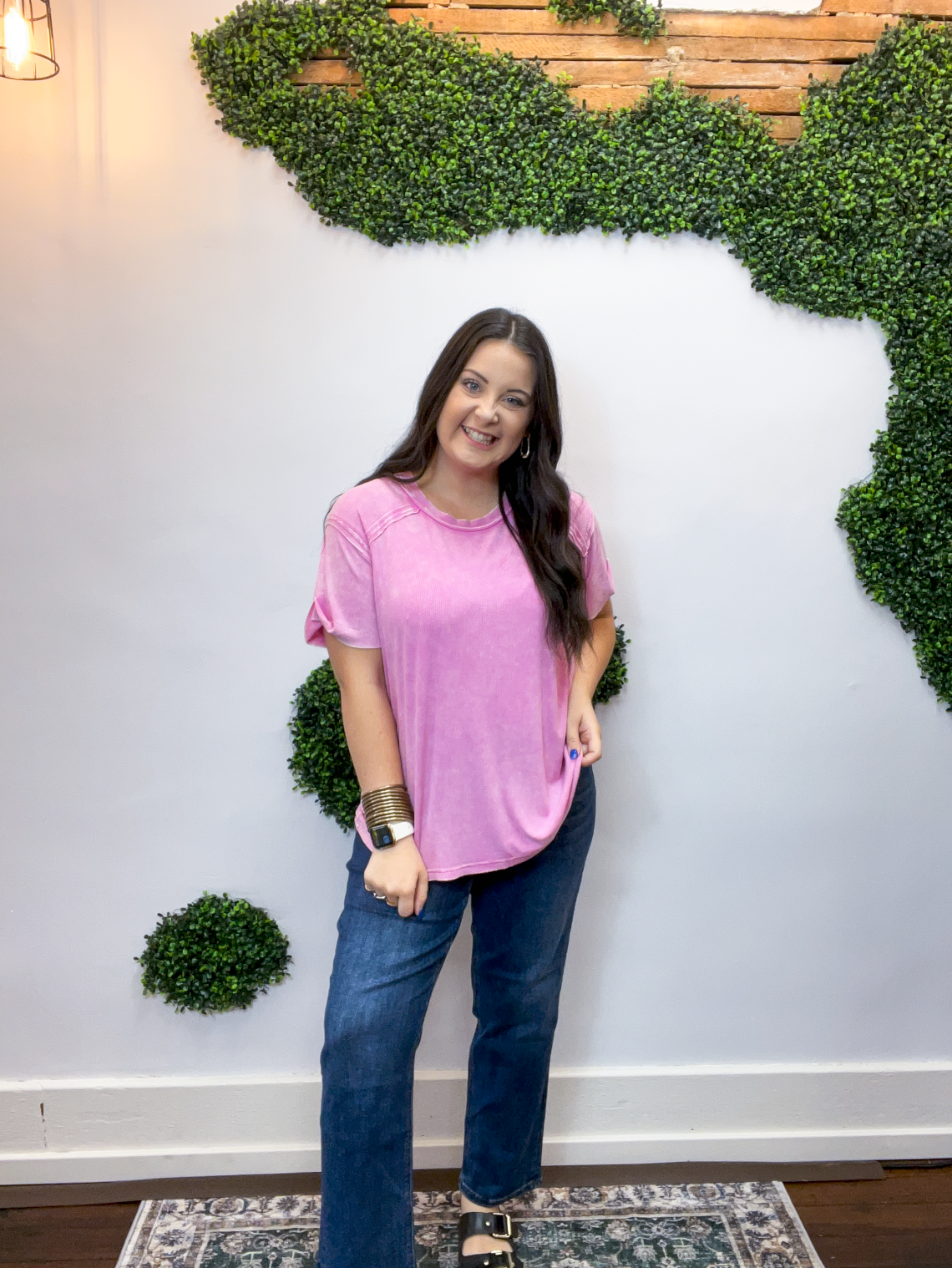 No Plans Necessary Top in Candy Pink