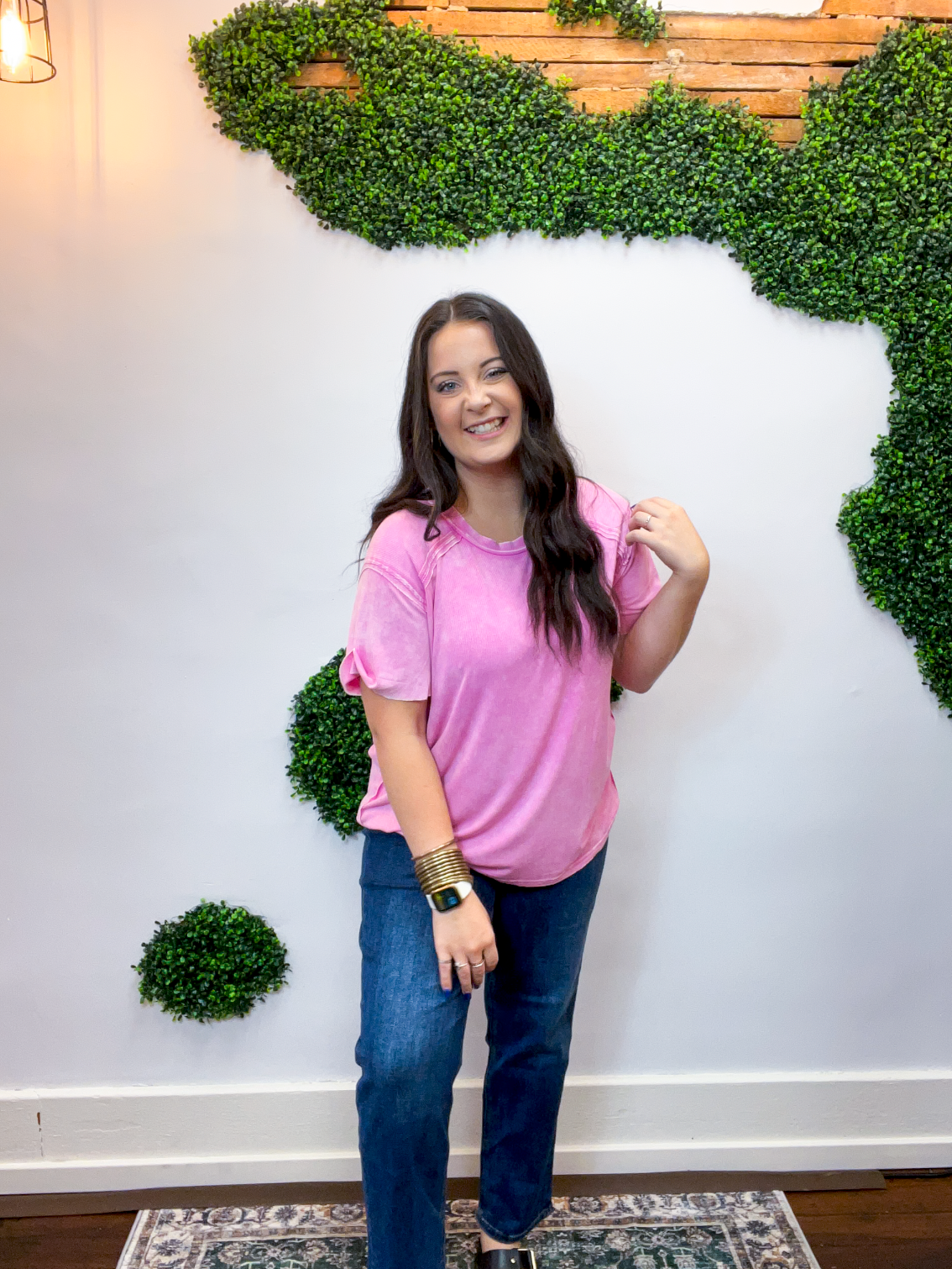 No Plans Necessary Top in Candy Pink