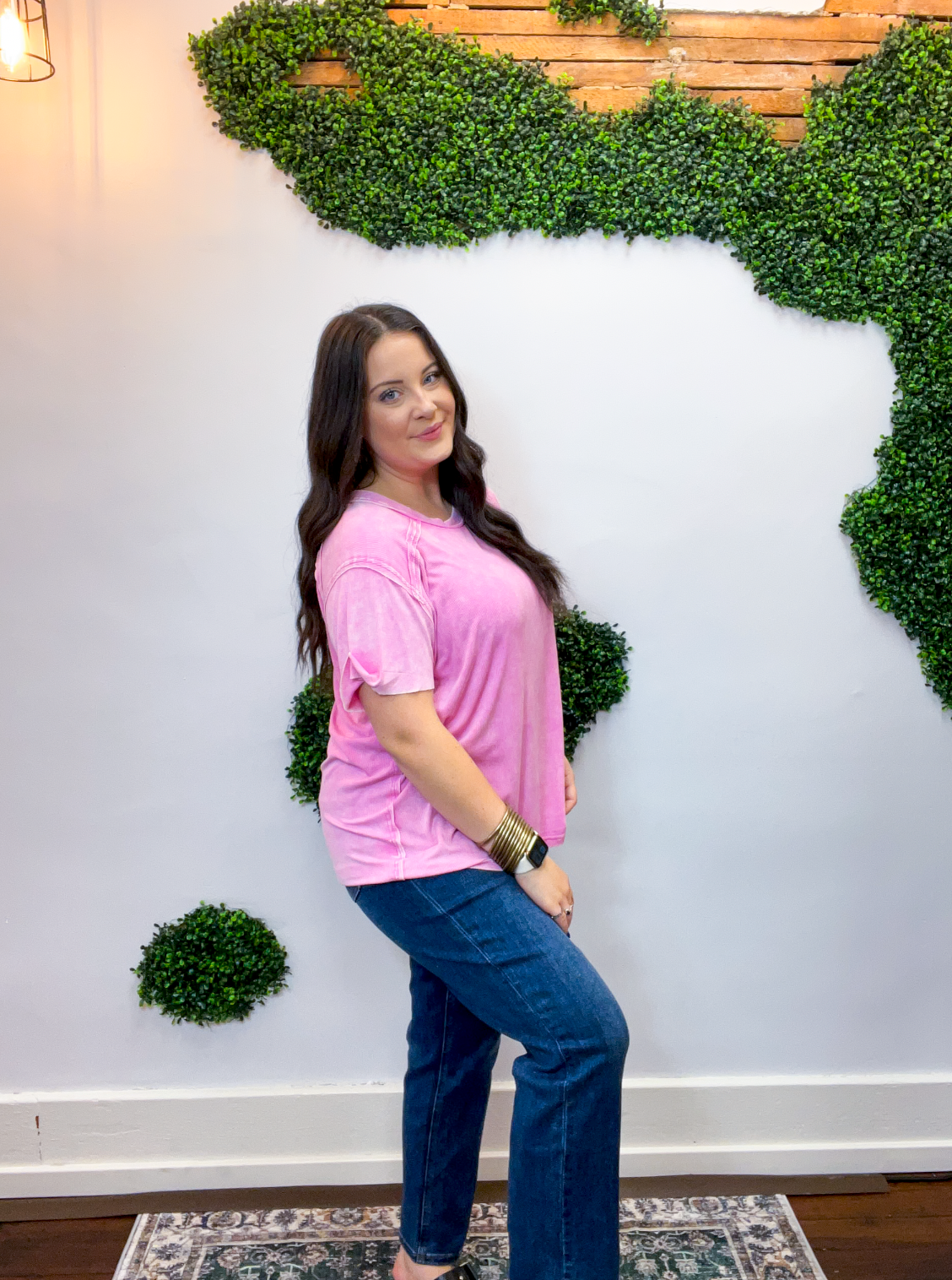 No Plans Necessary Top in Candy Pink